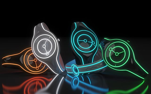 Montres lumineuses