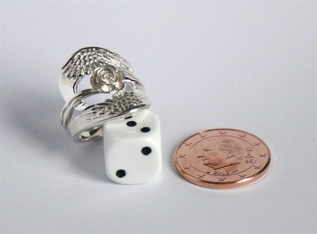 Bague Rose imprimée