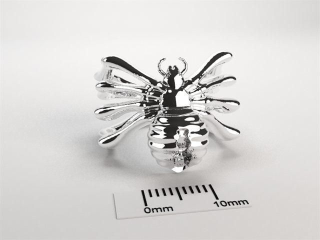 Bague Araignée, modèle 3D